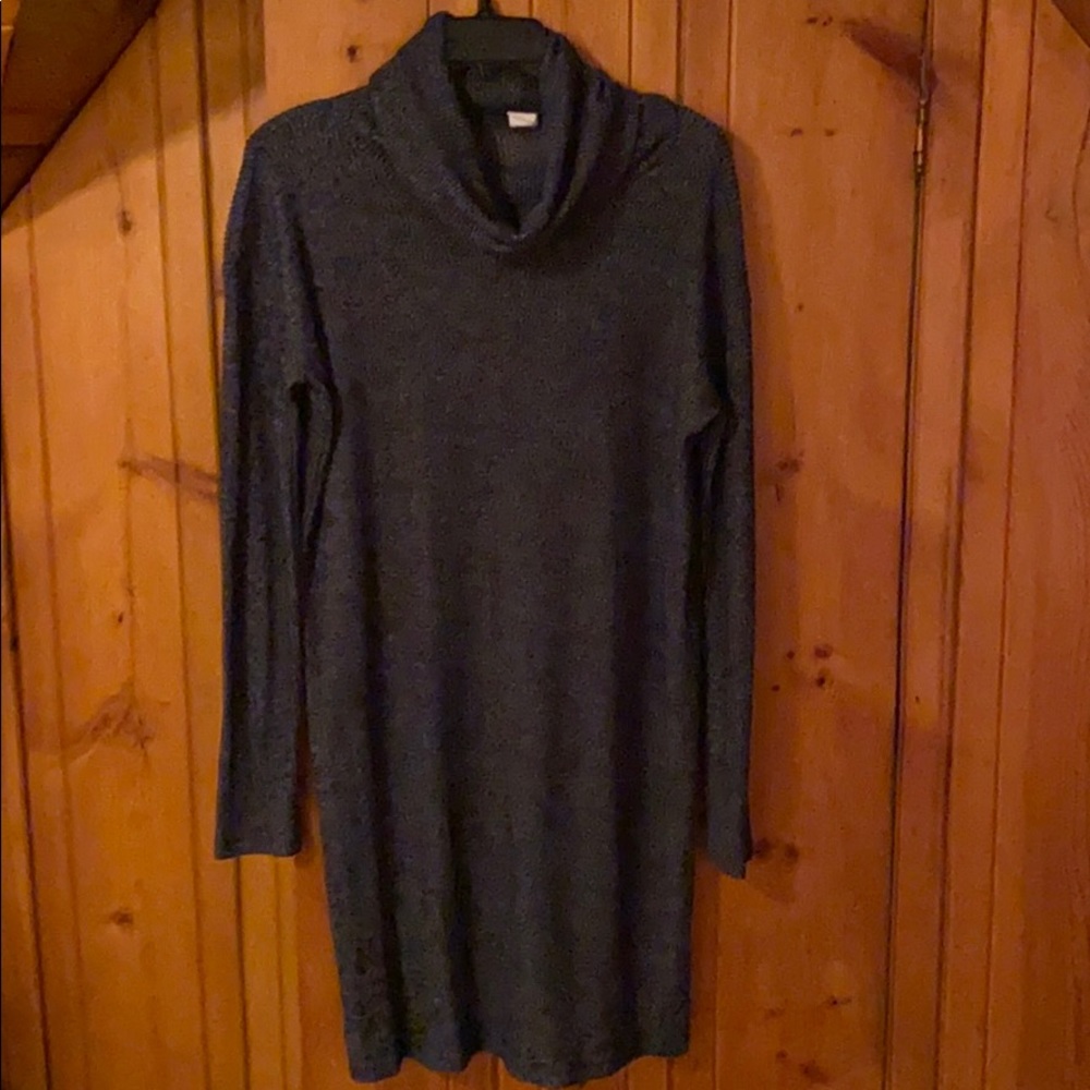 Gap navy cowl neck sweater dress